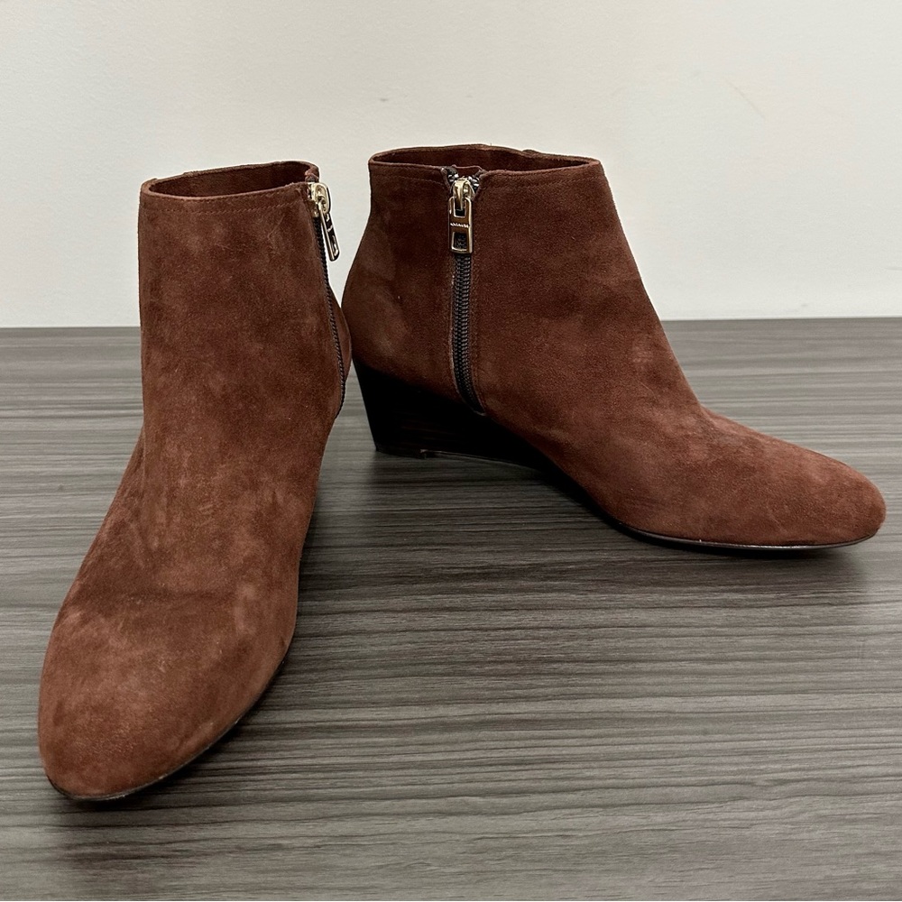Coach Maya Suede Leather Booties